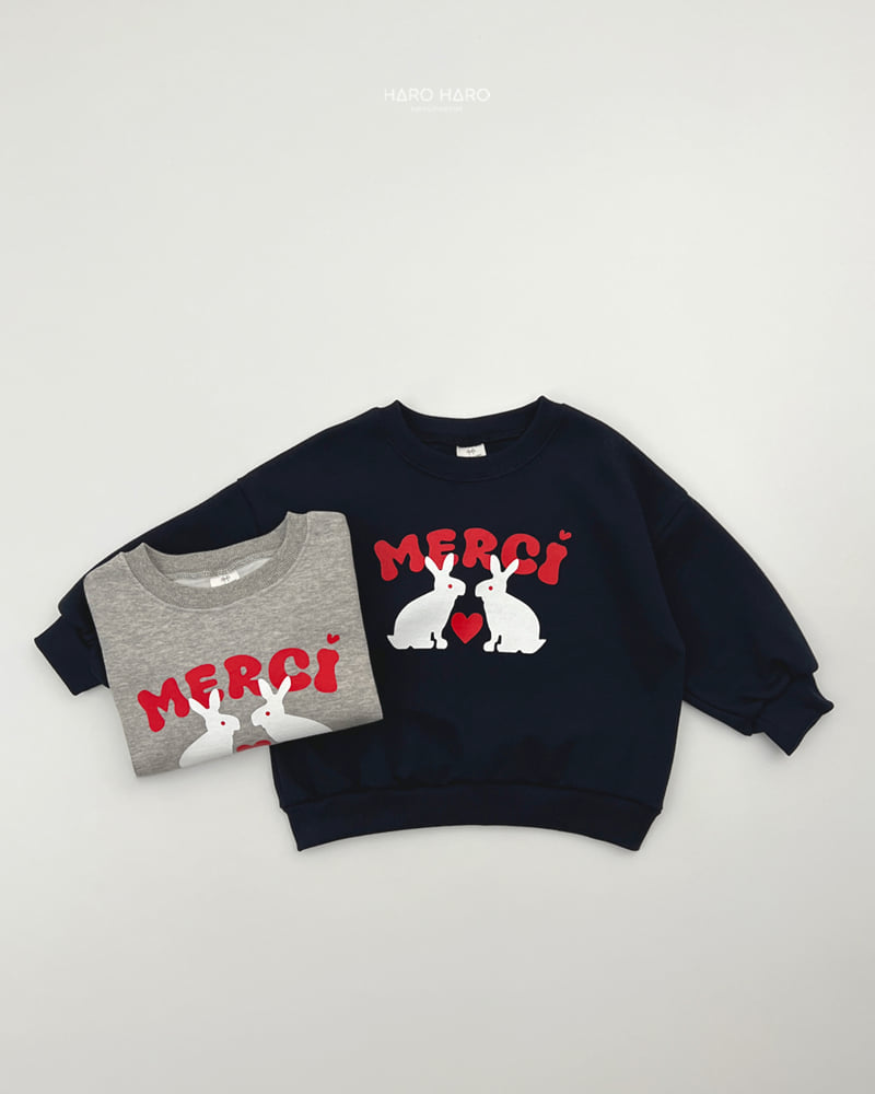Haro Haro - Korean Children Fashion - #childofig - Merci Sweatshirt - 7