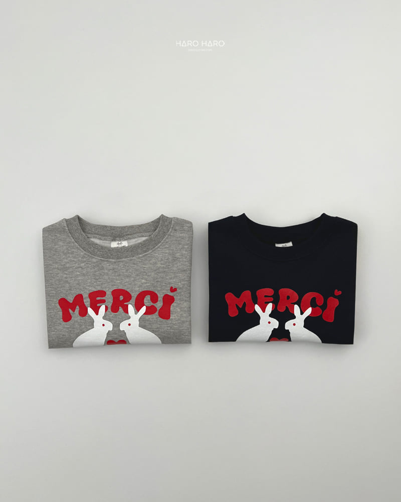 Haro Haro - Korean Children Fashion - #childofig - Merci Sweatshirt - 8