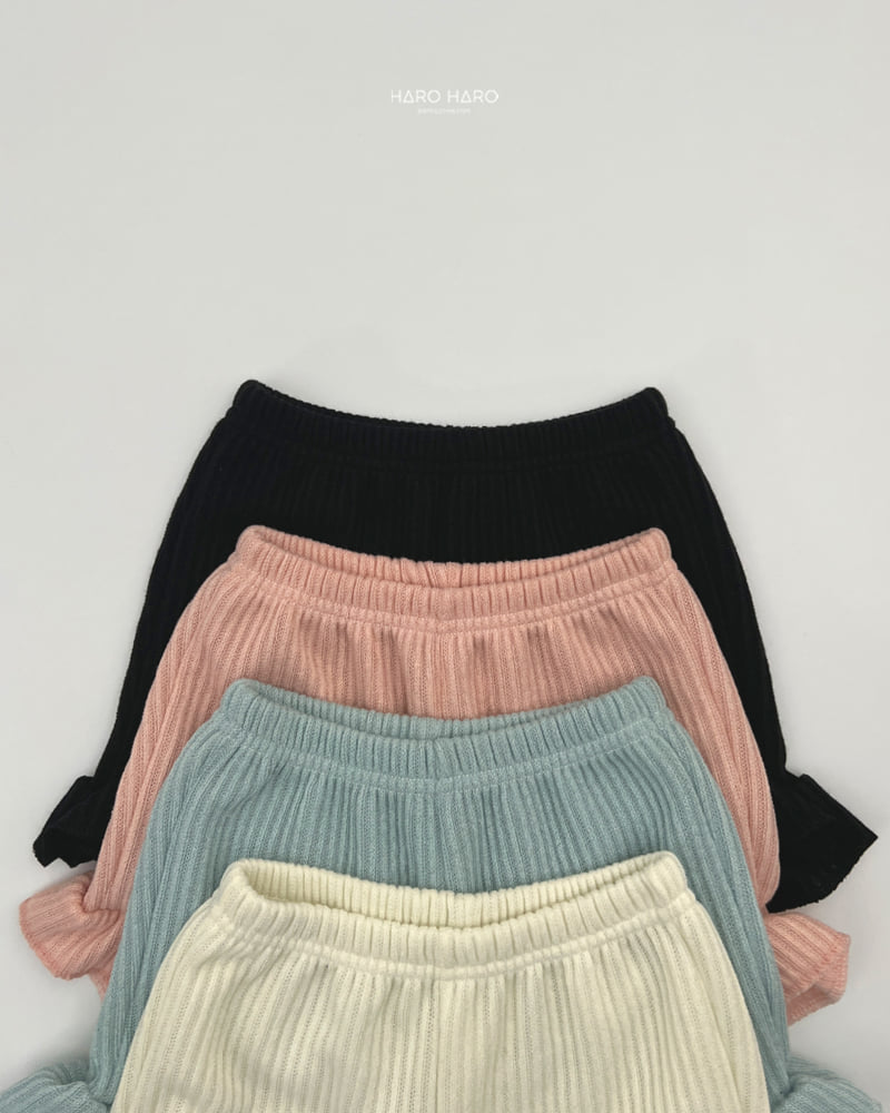 Haro Haro - Korean Children Fashion - #prettylittlegirls - Flower Frill Pants - 4