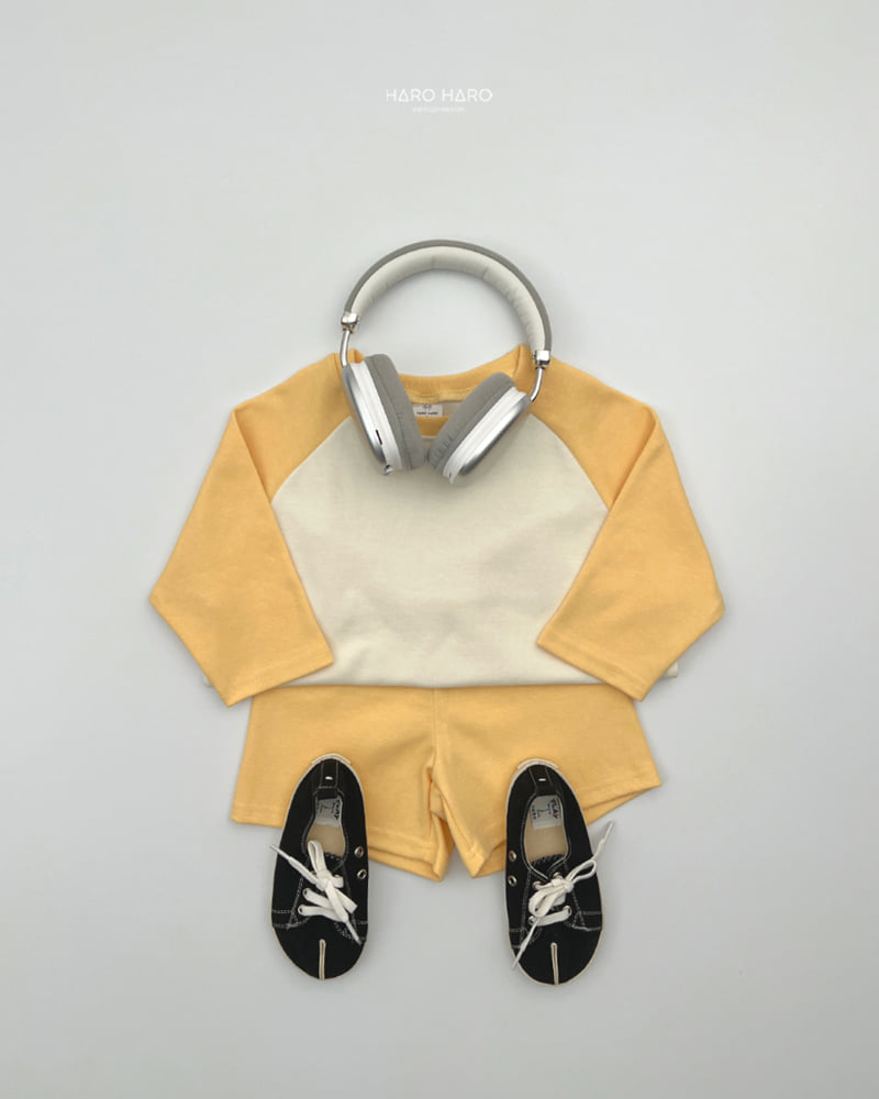 Haro Haro - Korean Children Fashion - #childrensboutique - Soda Pop Raglan Top Bottom Set - 10