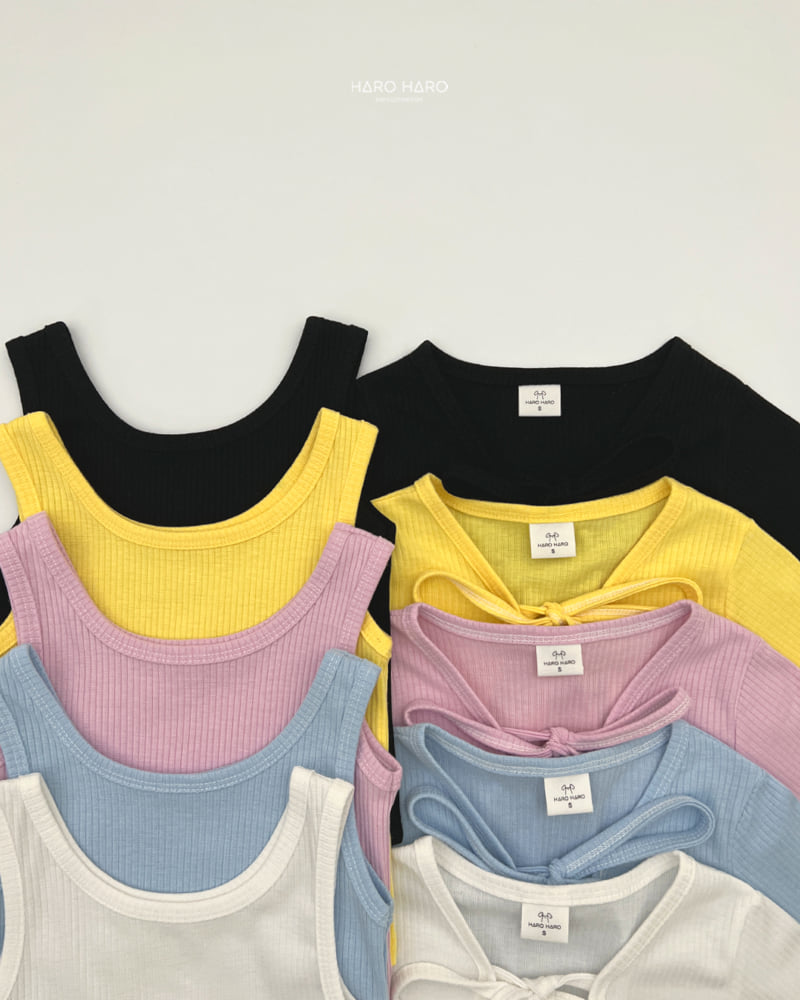 Haro Haro - Korean Children Fashion - #childofig - My Juri Ribbon Cardigan Set - 4