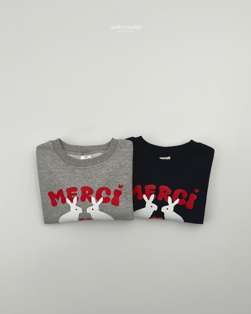 Haro Haro - Korean Children Fashion - #childrensboutique - Merci Sweatshirt - 9