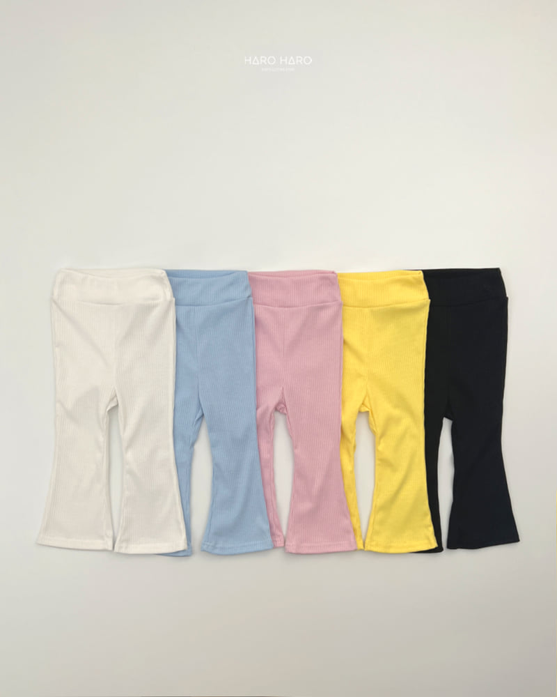 Haro Haro - Korean Children Fashion - #childrensboutique - Sweet Bootcut Leggings - 5