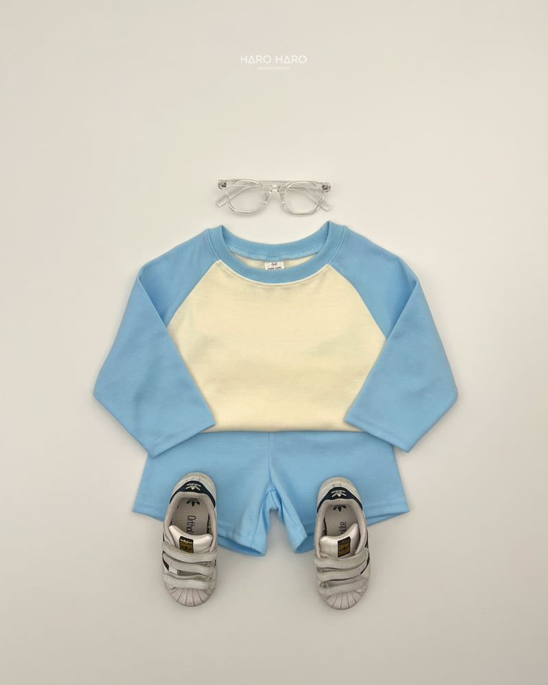 Haro Haro - Korean Children Fashion - #designkidswear - Soda Pop Raglan Top Bottom Set - 11
