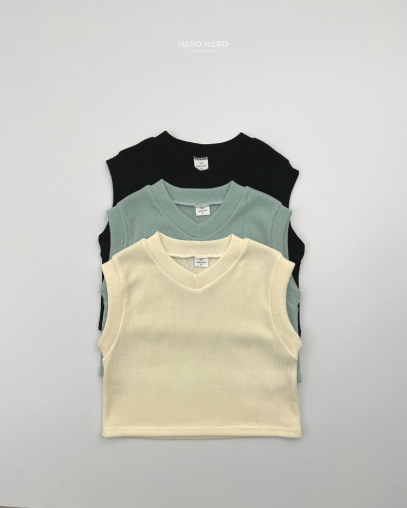 Haro Haro - Korean Children Fashion - #designkidswear - Ocean Loose-Fit Vest - 3