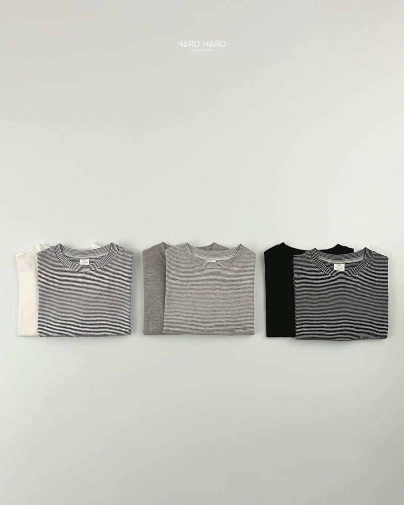 Haro Haro - Korean Children Fashion - #designkidswear - Loose Fit Tee Set - 12