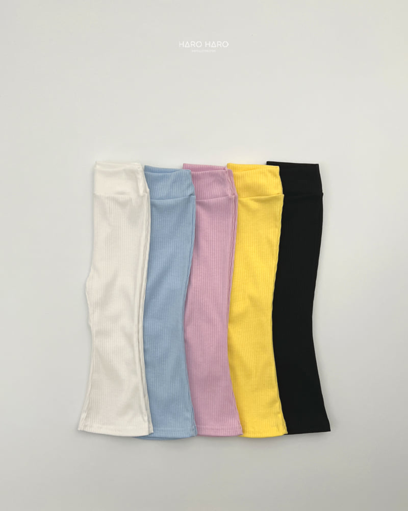 Haro Haro - Korean Children Fashion - #designkidswear - Sweet Bootcut Leggings - 6