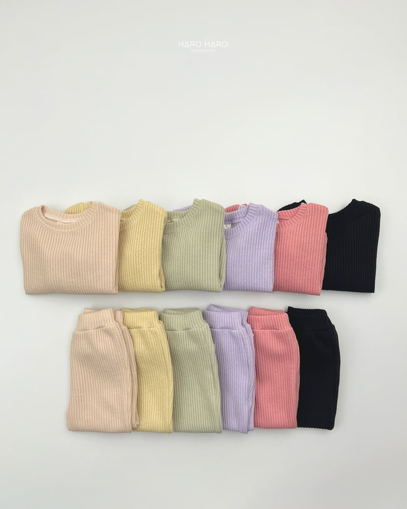 Haro Haro - Korean Children Fashion - #designkidswear - Pastel Top Bottom Set - 10