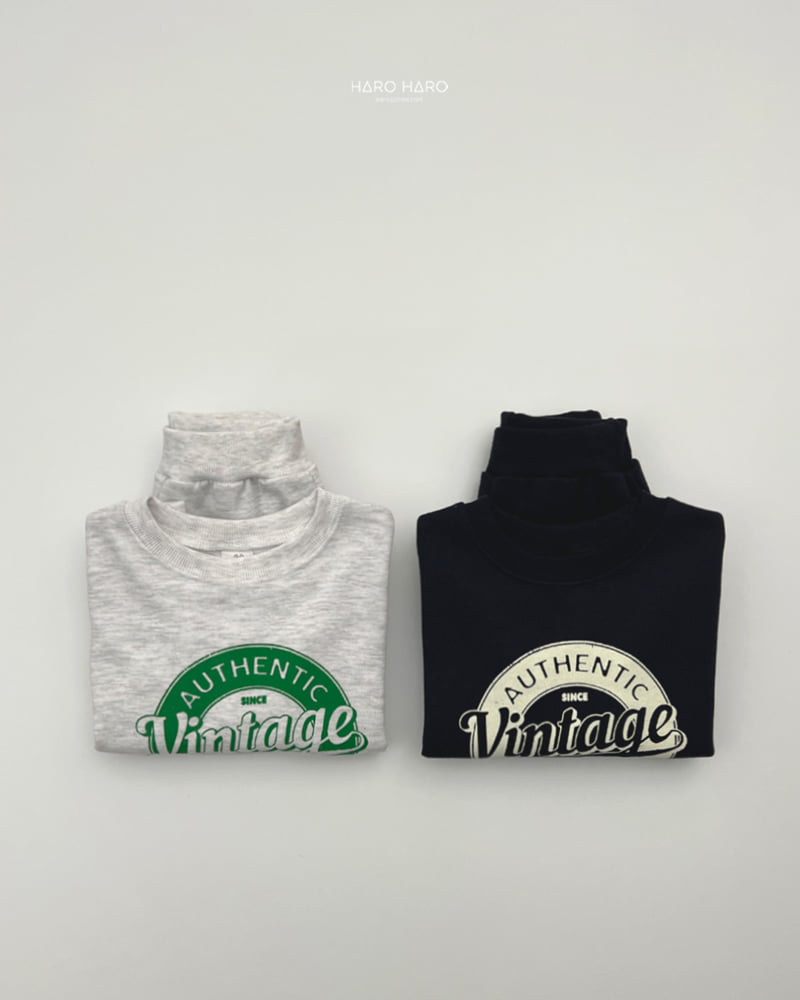 Haro Haro - Korean Children Fashion - #discoveringself - Vintage Top Bottom Set - 8