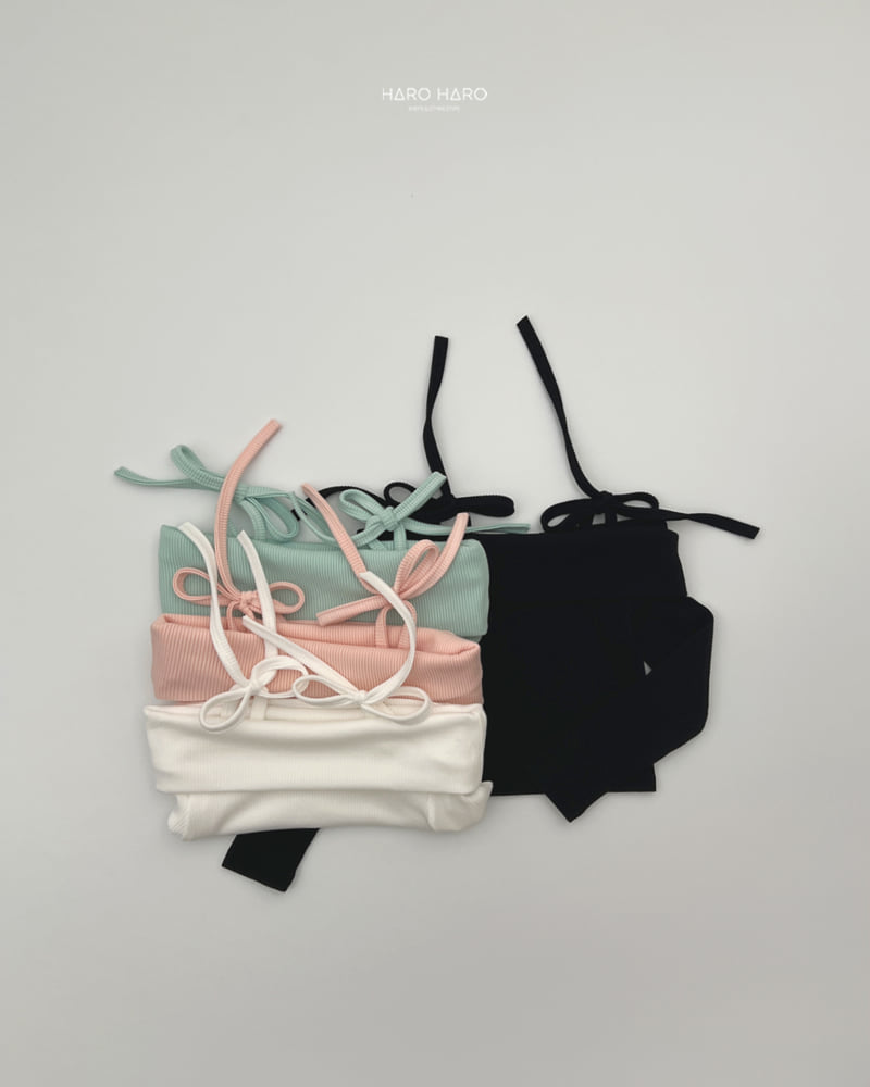 Haro Haro - Korean Children Fashion - #discoveringself - Ribbon Shoulder Tee - 7
