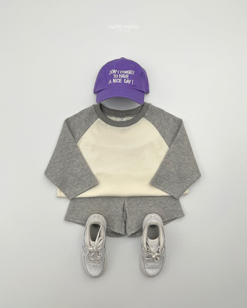 Haro Haro - Korean Children Fashion - #discoveringself - Soda Pop Raglan Top Bottom Set - 12