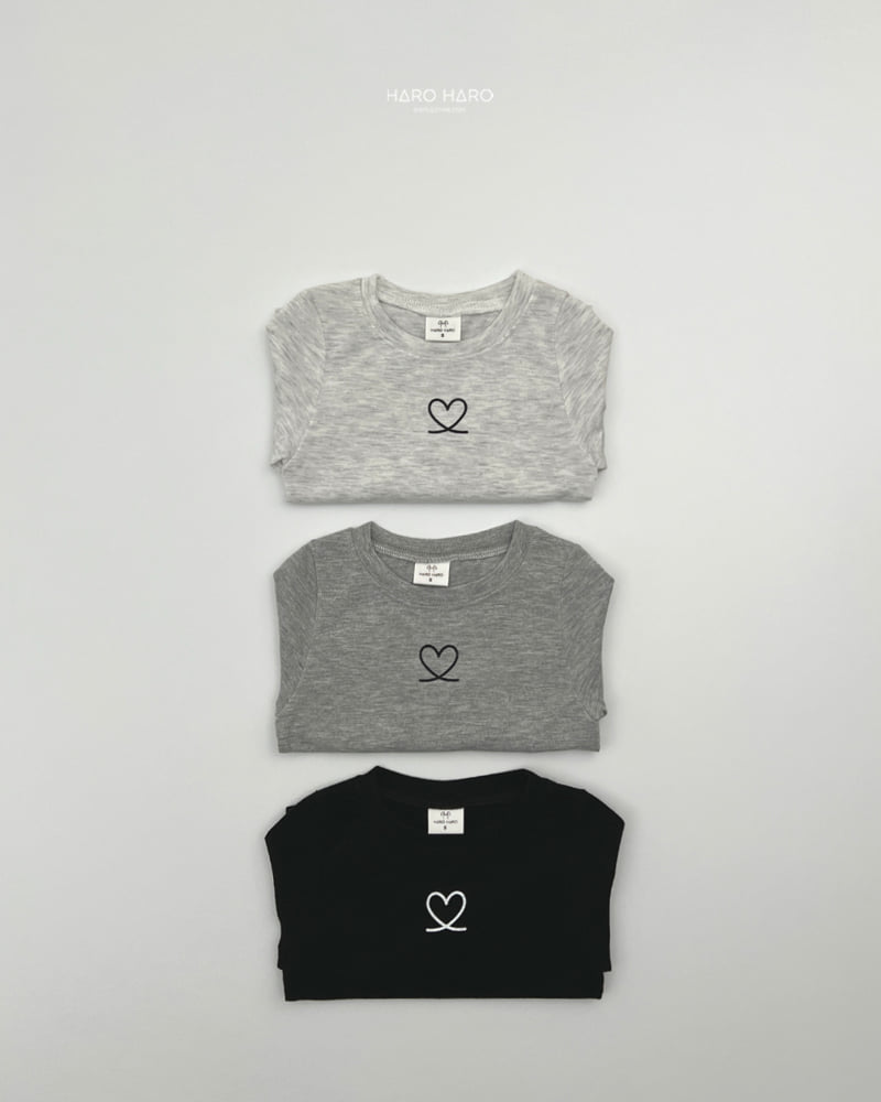 Haro Haro - Korean Children Fashion - #discoveringself - Point Slim Tee - 8