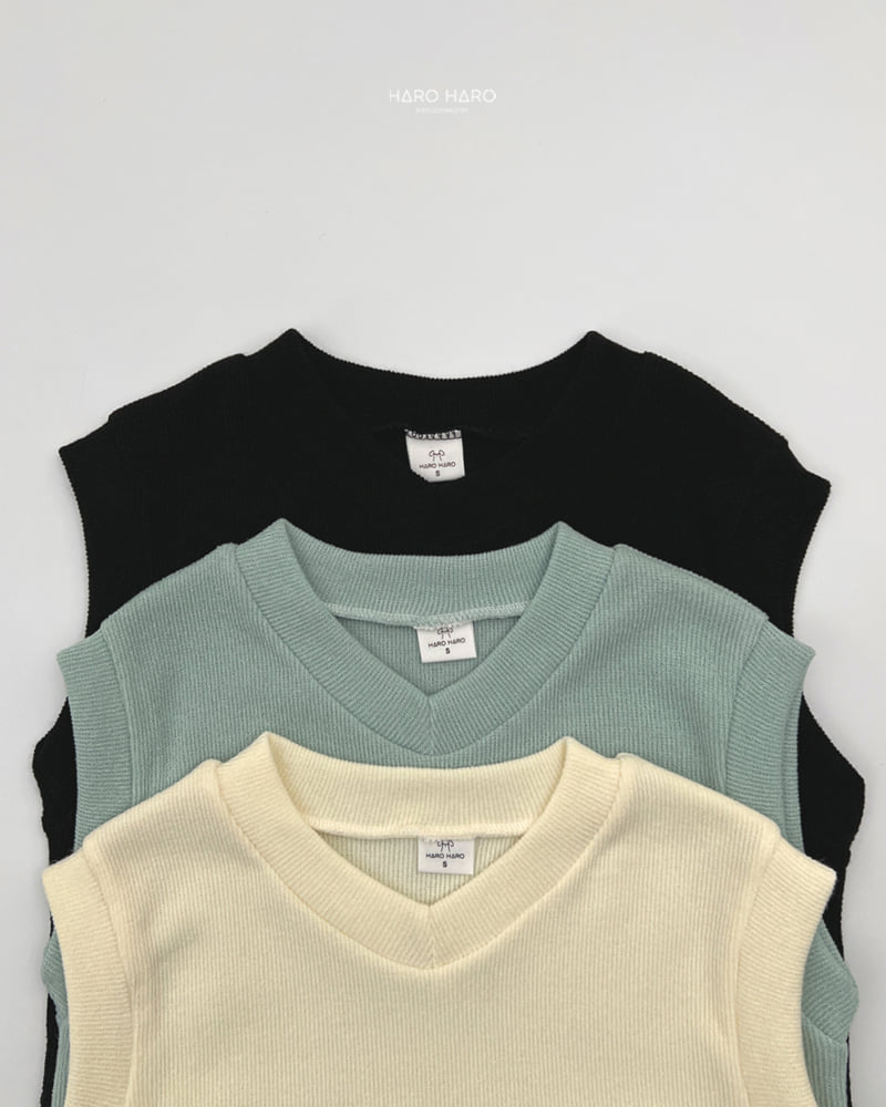 Haro Haro - Korean Children Fashion - #designkidswear - Ocean Loose-Fit Vest - 4