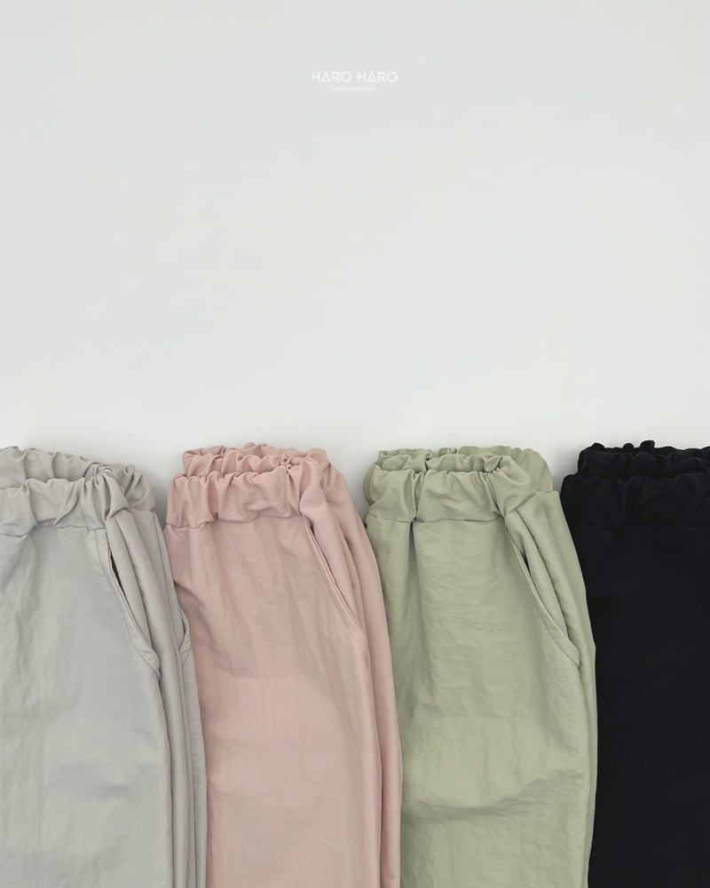 Haro Haro - Korean Children Fashion - #discoveringself - Crinkle Wide Pants - 6