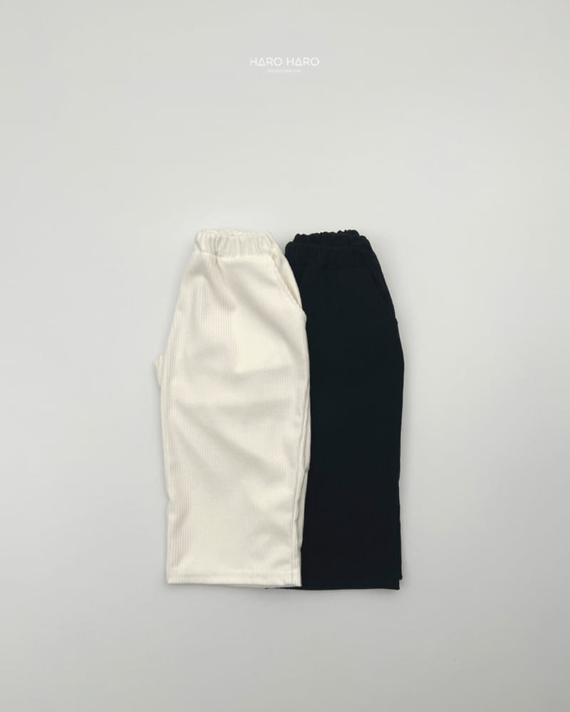 Haro Haro - Korean Children Fashion - #discoveringself - Corduroy Wide Pants - 5