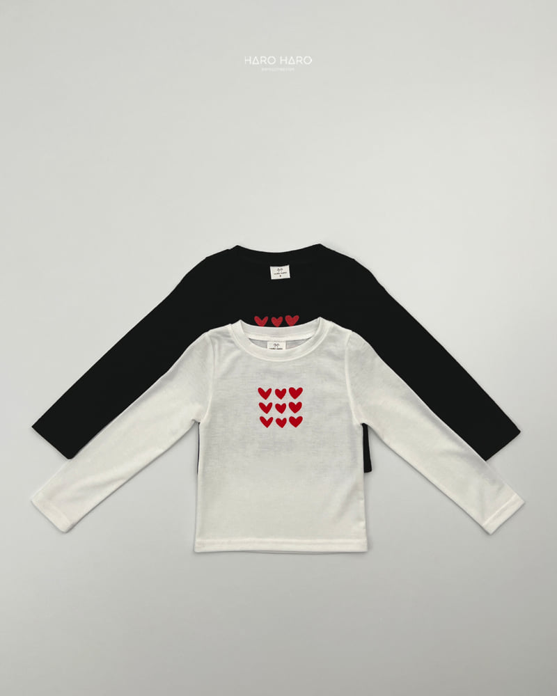 Haro Haro - Korean Children Fashion - #fashionkids - Heart-Throb Slim Tee - 3