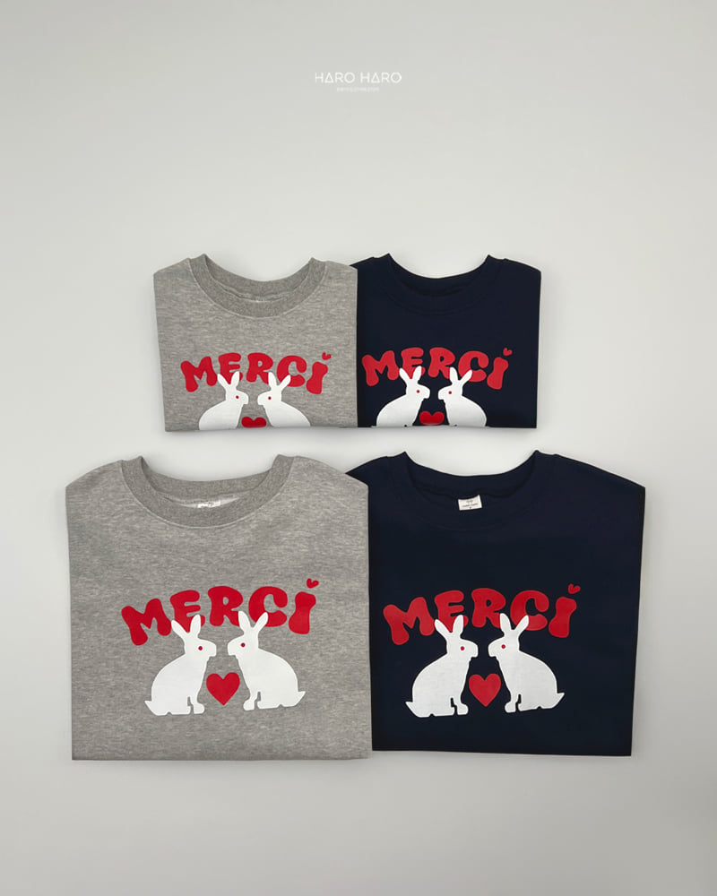 Haro Haro - Korean Children Fashion - #fashionkids - Merci Sweatshirt - 12