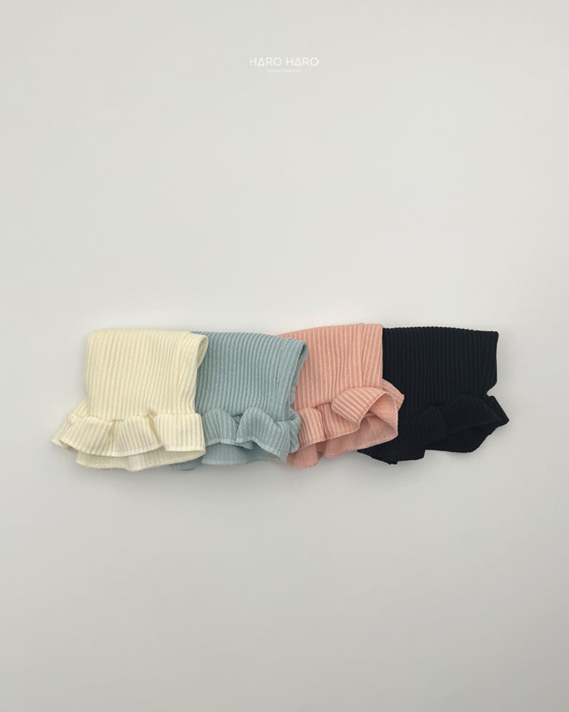 Haro Haro - Korean Children Fashion - #fashionkids - Flower Frill Pants - 9