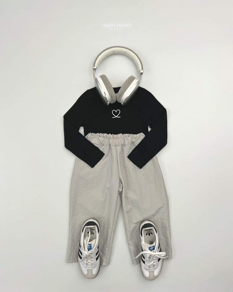 Haro Haro - Korean Children Fashion - #kidsshorts - Point Slim Tee - 10