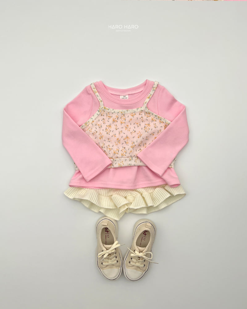 Haro Haro - Korean Children Fashion - #kidsshorts - Flower Frill Pants - 10