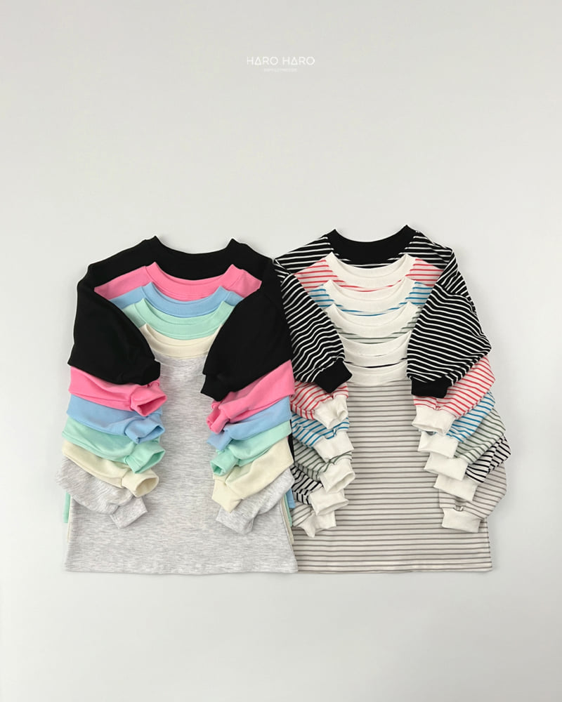 Haro Haro - Korean Children Fashion - #kidsshorts - Spring Sweatshirt Set - 6