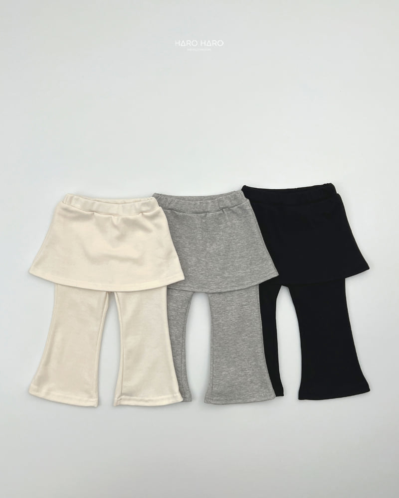 Haro Haro - Korean Children Fashion - #kidsshorts - Skirt Bootcut Pants - 5