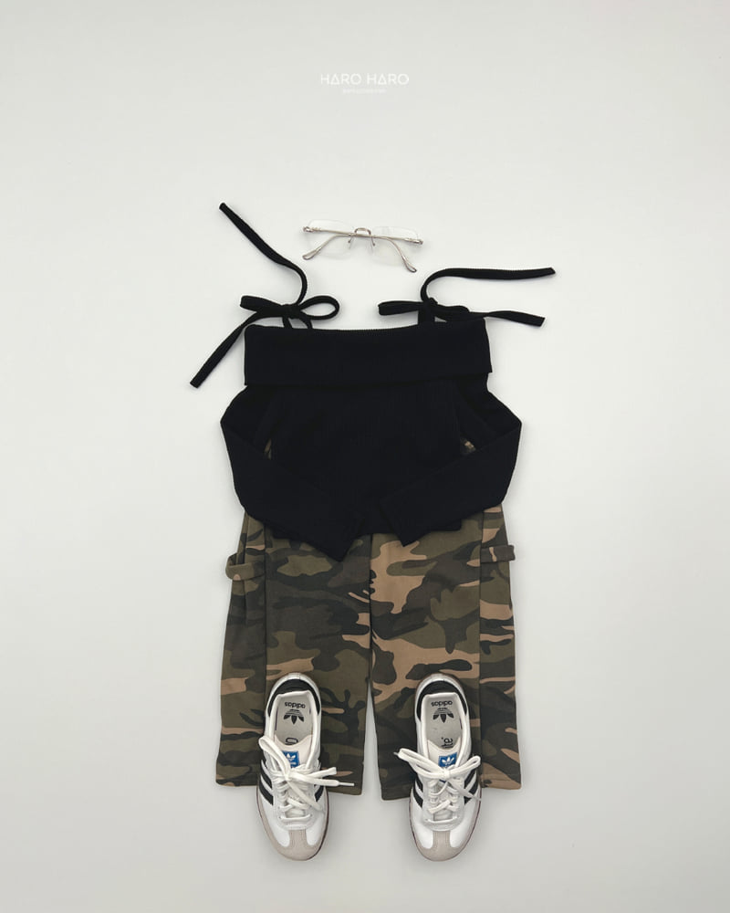 Haro Haro - Korean Children Fashion - #kidsstore - Board Loop Military Pants - 10