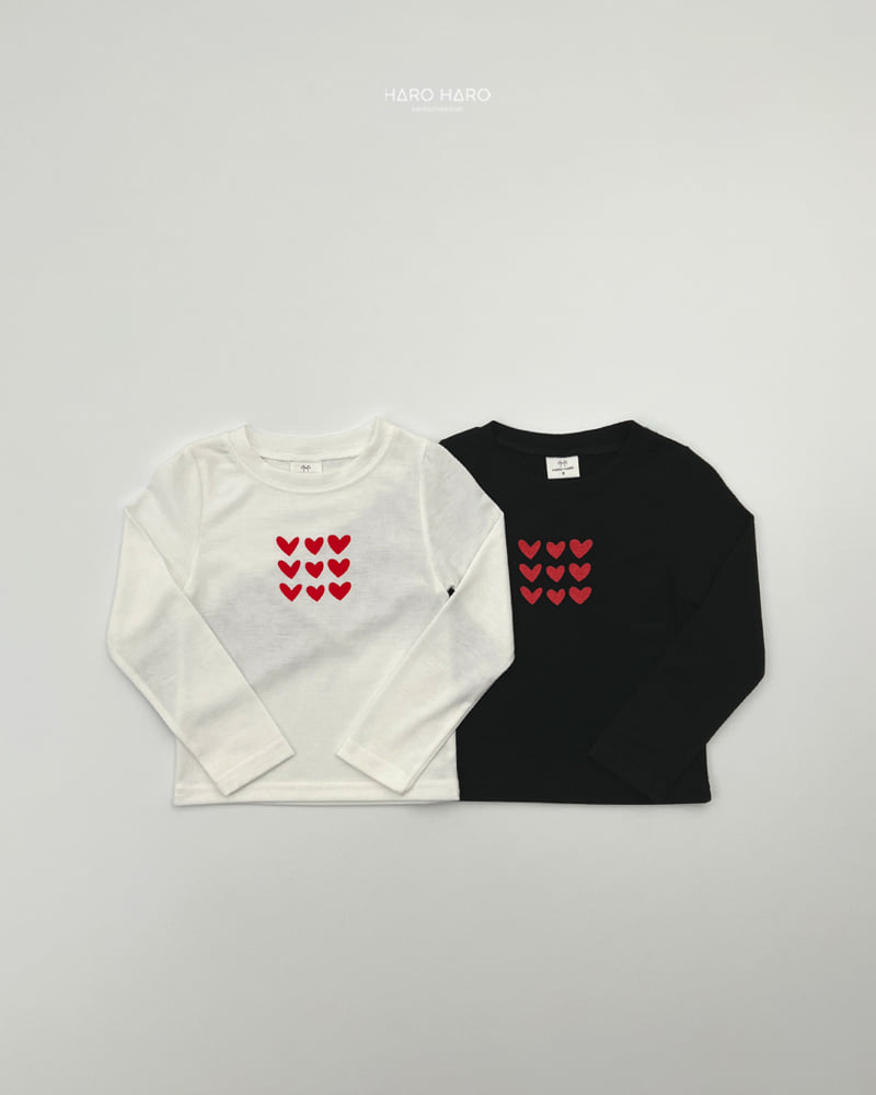 Haro Haro - Korean Children Fashion - #kidsstore - Heart-Throb Slim Tee - 5