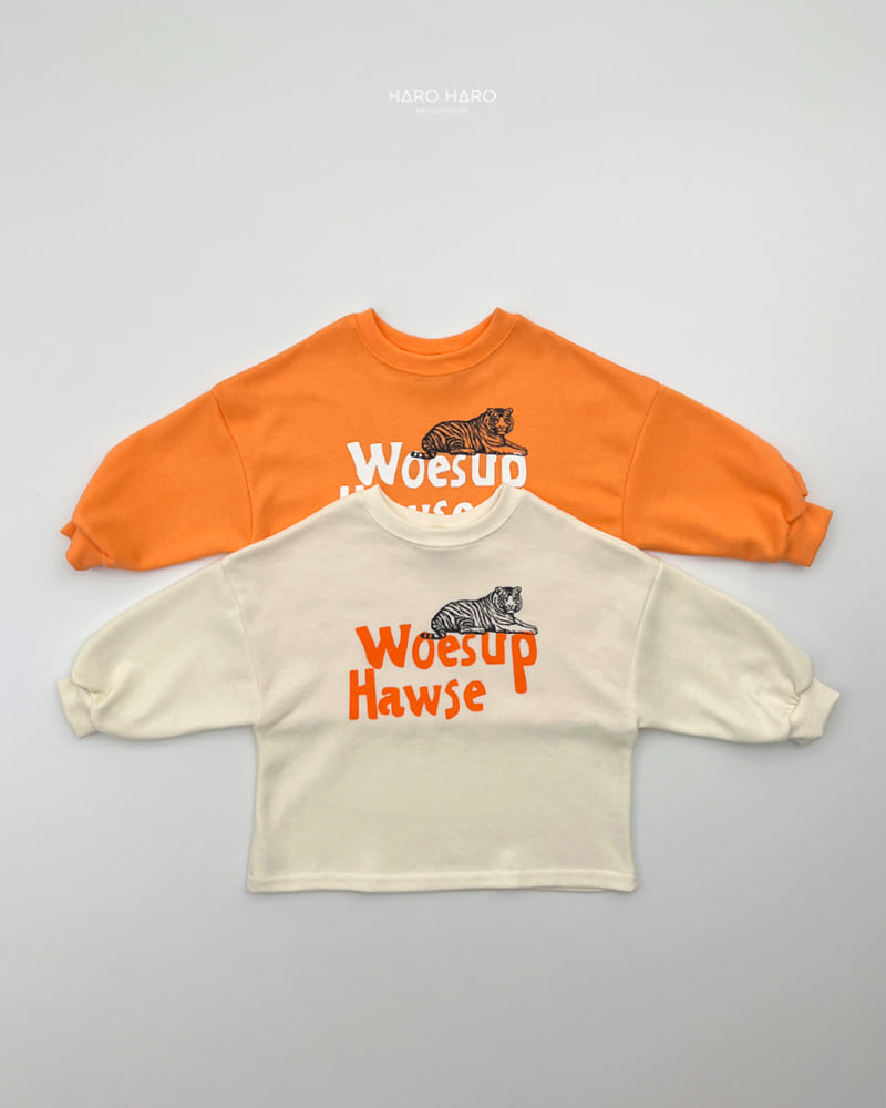 Haro Haro - Korean Children Fashion - #kidzfashiontrend - Tiger Sweatshirt - 3
