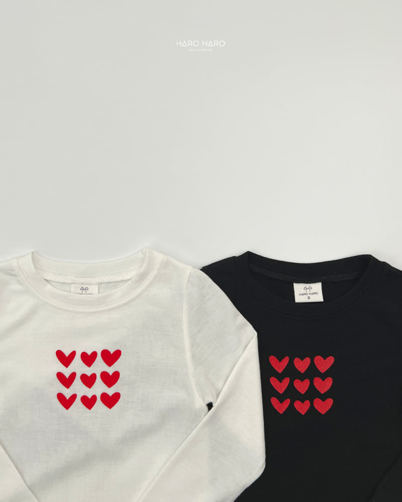 Haro Haro - Korean Children Fashion - #kidzfashiontrend - Heart-Throb Slim Tee - 6