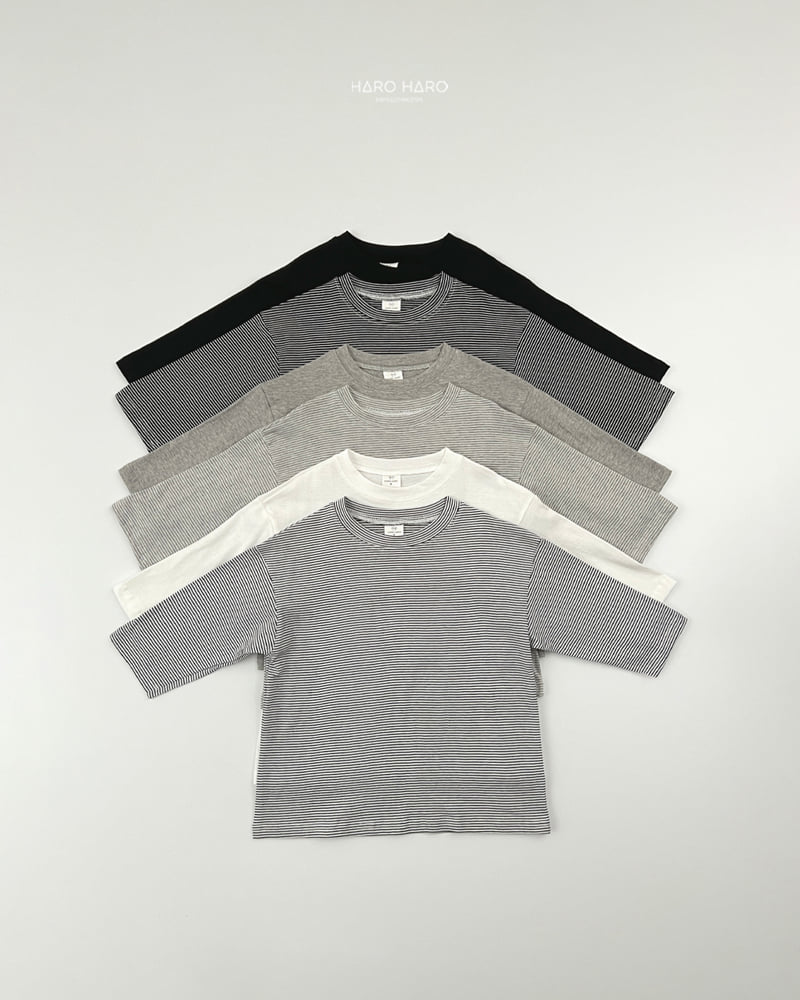 Haro Haro - Korean Children Fashion - #kidzfashiontrend - Loose Fit Tee Set - 3