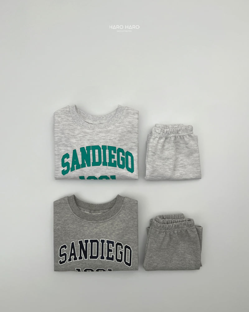 Haro Haro - Korean Children Fashion - #littlefashionista - San Diego Top Bottom Set - 10