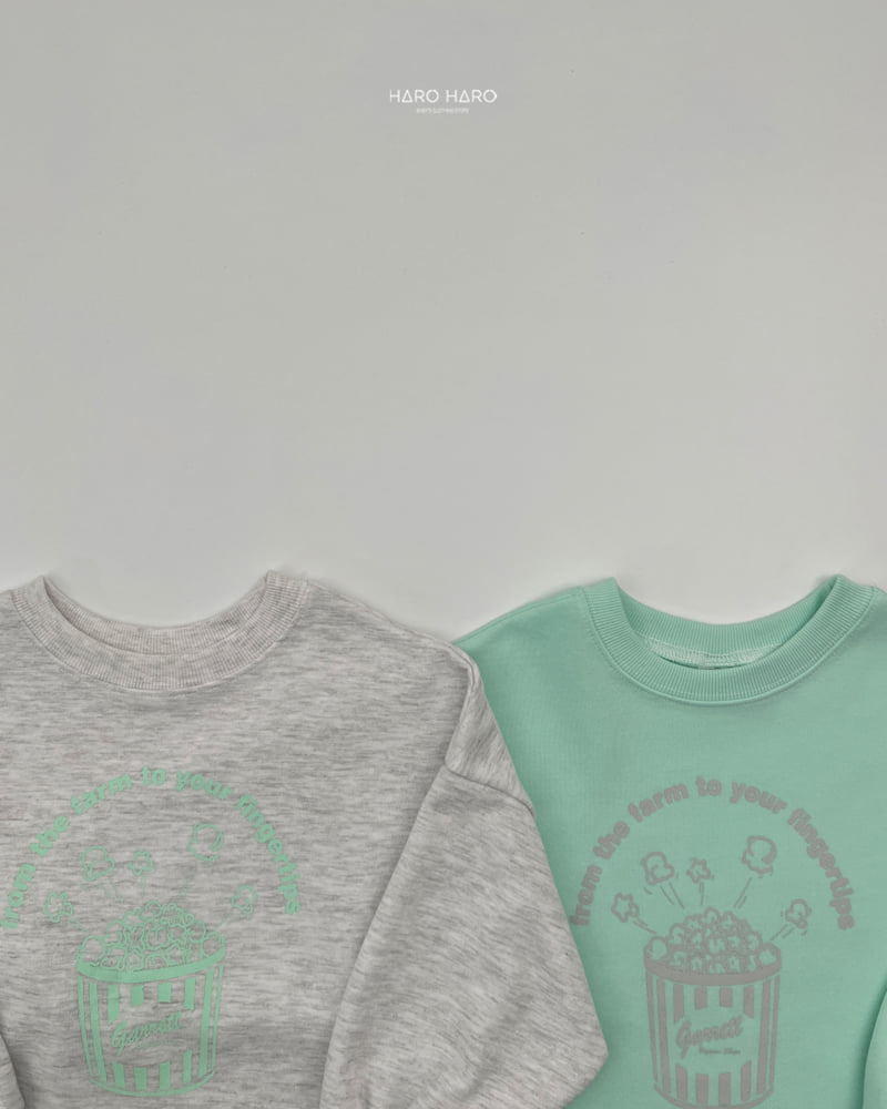 Haro Haro - Korean Children Fashion - #littlefashionista - Popcorn Sweatshirt - 6