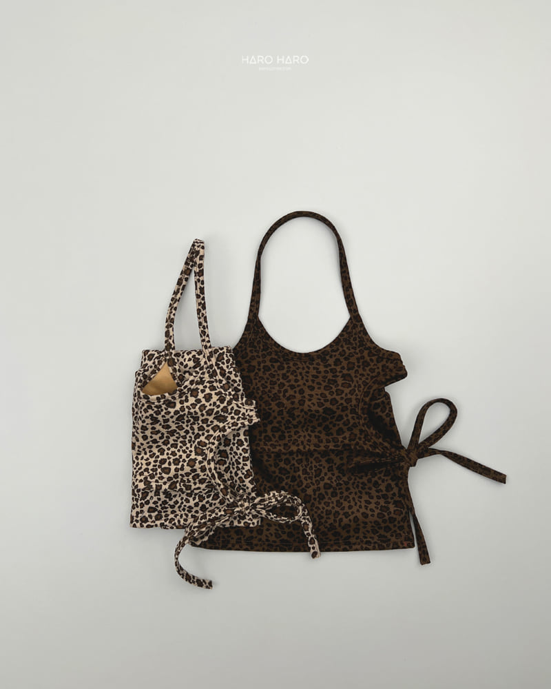 Haro Haro - Korean Children Fashion - #littlefashionista - Leopard Bustier Set - 8