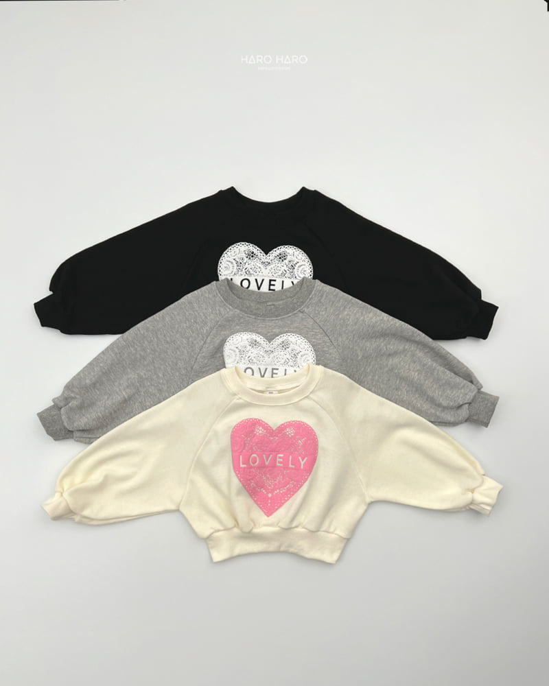 Haro Haro - Korean Children Fashion - #littlefashionista - Lovely Sweatshirt - 3