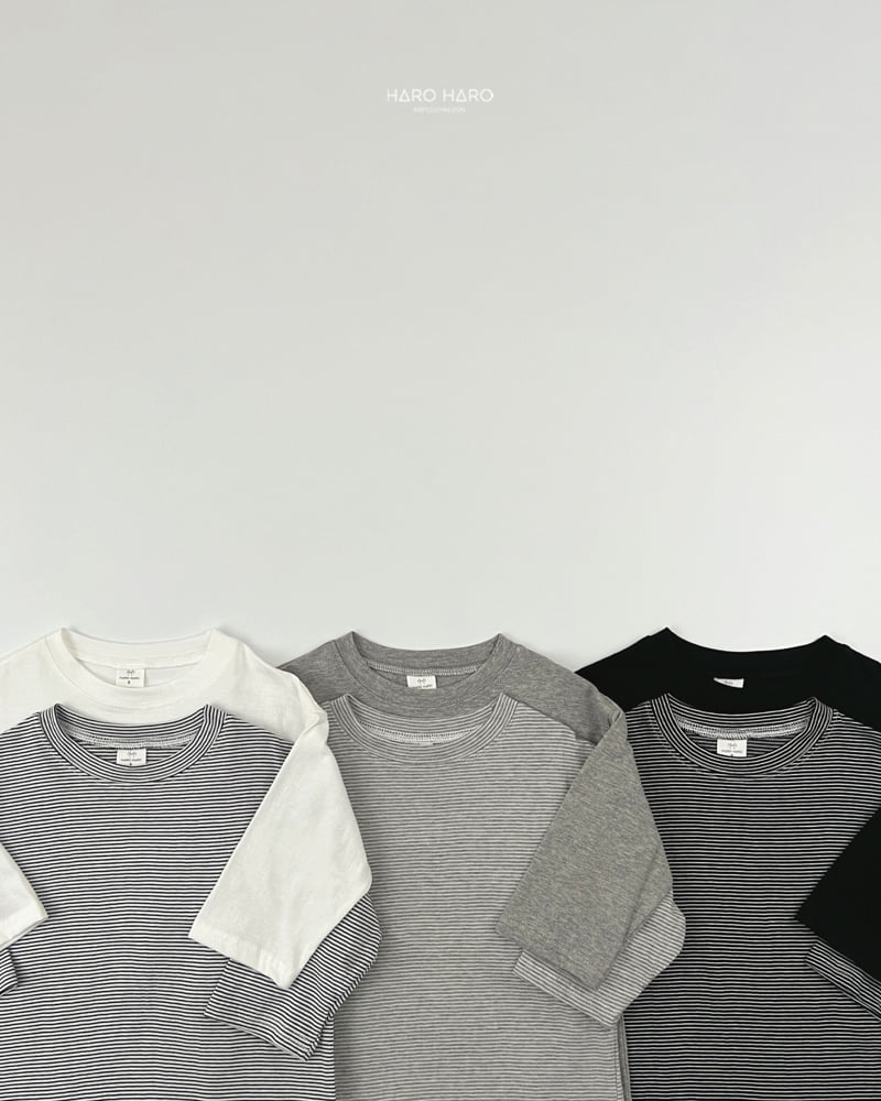 Haro Haro - Korean Children Fashion - #magicofchildhood - Loose Fit Tee Set - 6