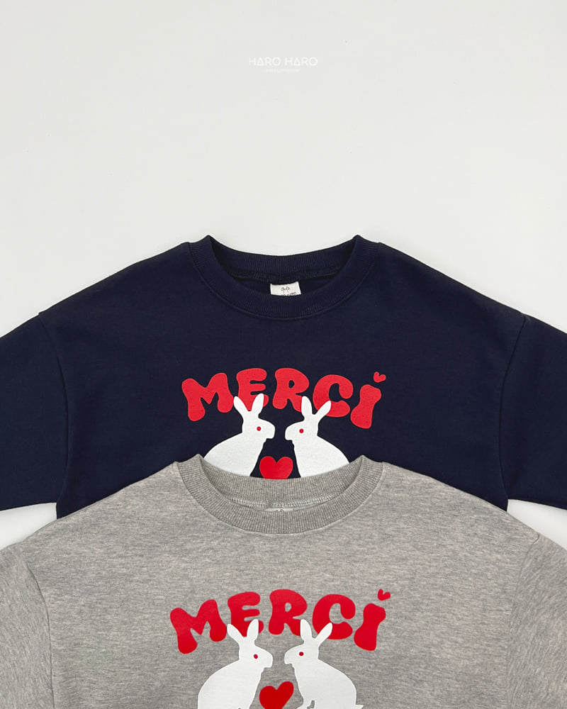 Haro Haro - Korean Children Fashion - #littlefashionista - Merci Sweatshirt - 4
