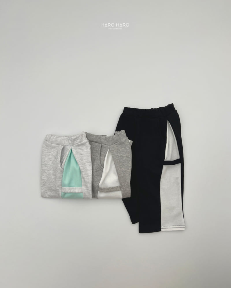 Haro Haro - Korean Children Fashion - #magicofchildhood - Board Loop Color-Block Pants - 7