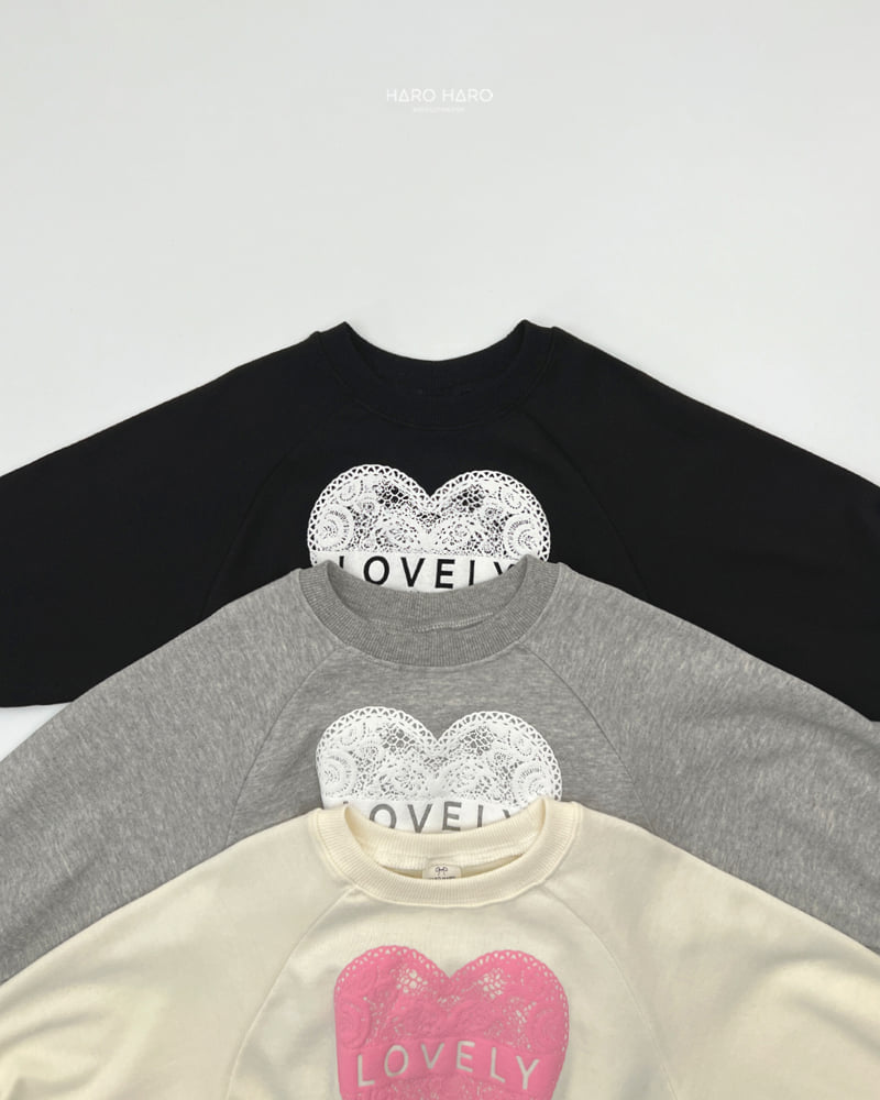 Haro Haro - Korean Children Fashion - #littlefashionista - Lovely Sweatshirt - 4