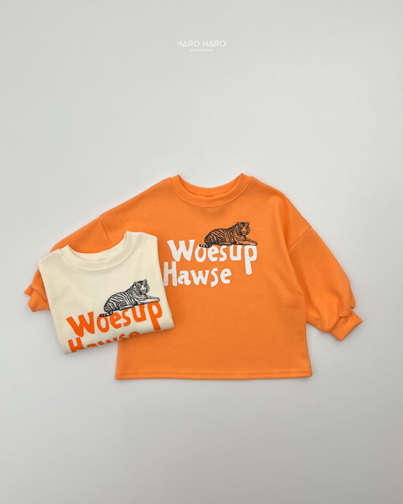 Haro Haro - Korean Children Fashion - #minifashionista - Tiger Sweatshirt - 7
