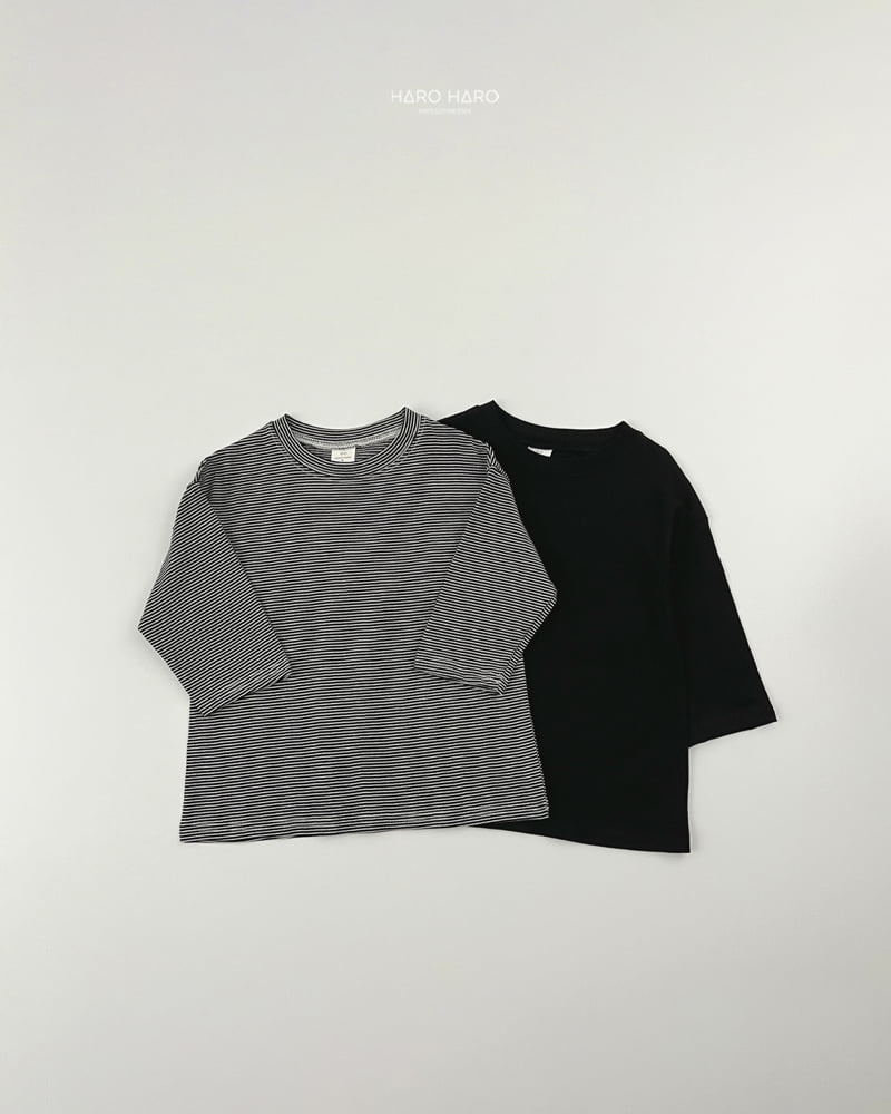 Haro Haro - Korean Children Fashion - #minifashionista - Loose Fit Tee Set - 7