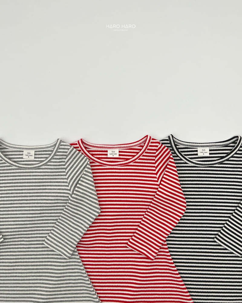 Haro Haro - Korean Children Fashion - #minifashionista - Julie Stripe One-piece - 6