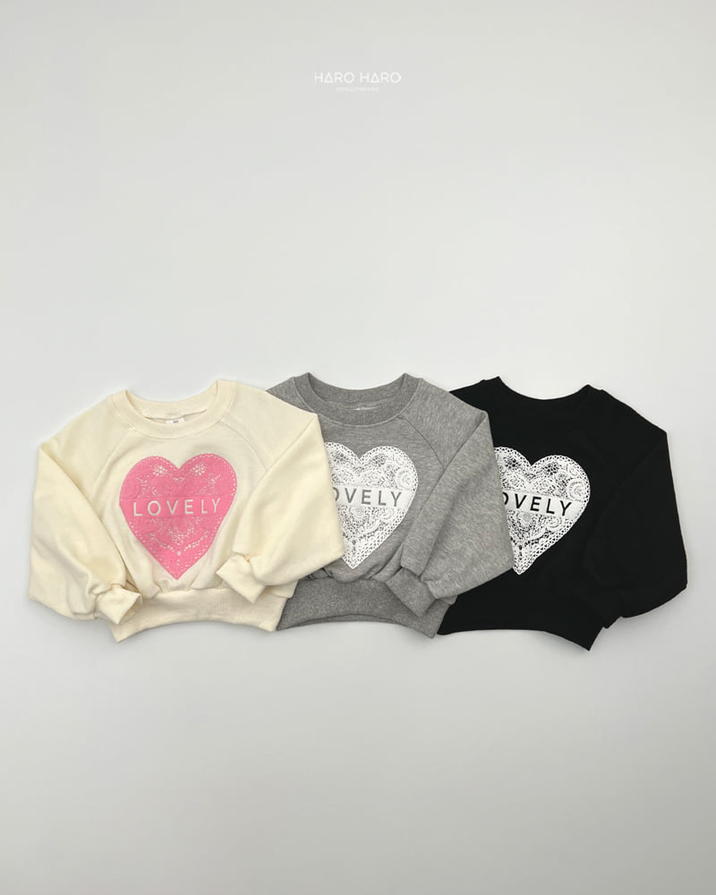 Haro Haro - Korean Children Fashion - #minifashionista - Lovely Sweatshirt - 5