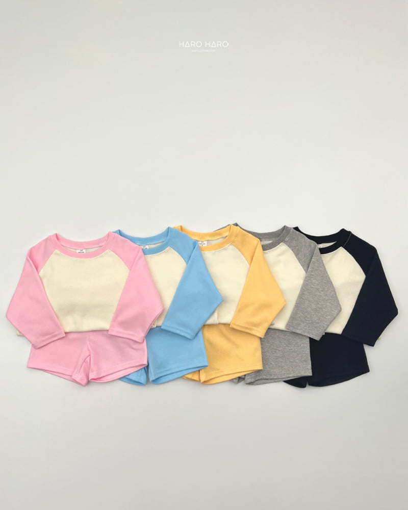 Haro Haro - Korean Children Fashion - #prettylittlegirls - Soda Pop Raglan Top Bottom Set - 5