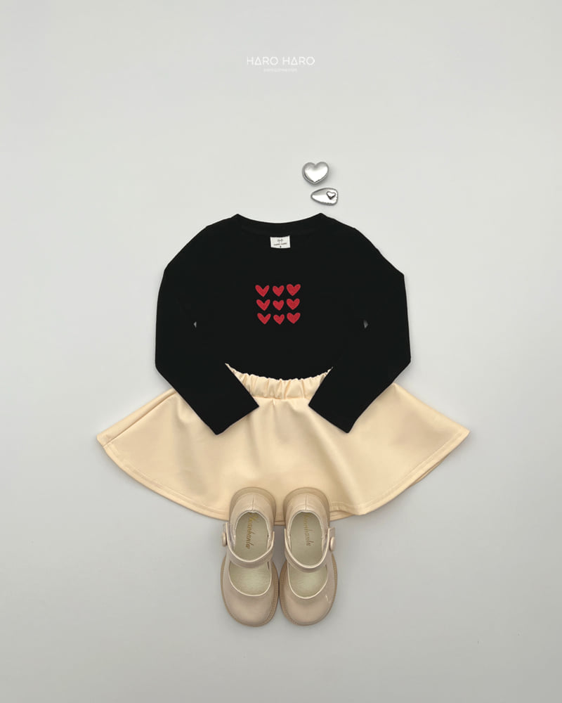 Haro Haro - Korean Children Fashion - #prettylittlegirls - Heart-Throb Slim Tee - 11