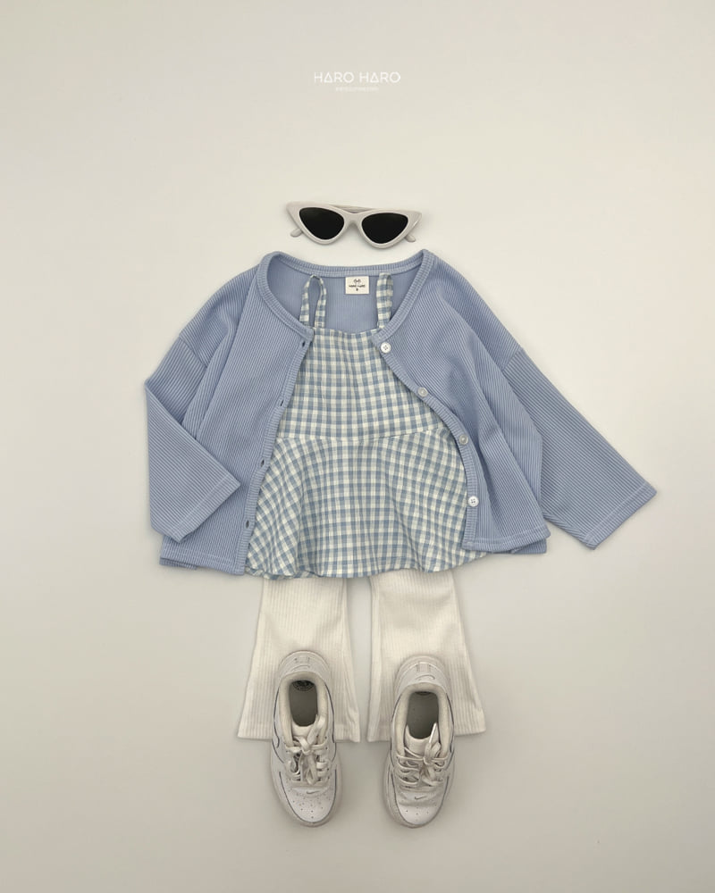 Haro Haro - Korean Children Fashion - #prettylittlegirls - Sweet Check Bustier - 10