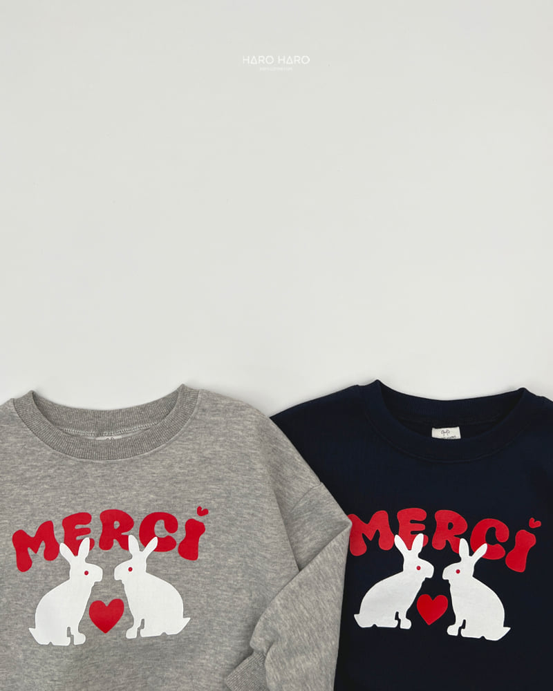 Haro Haro - Korean Children Fashion - #prettylittlegirls - Merci Sweatshirt - 6