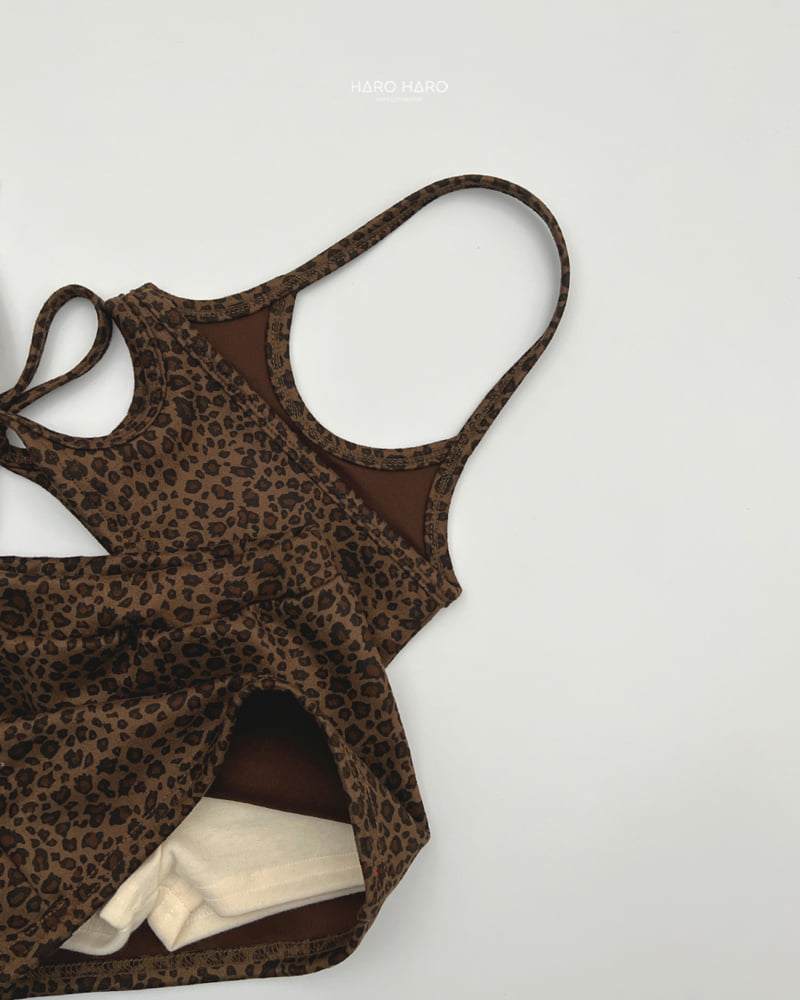 Haro Haro - Korean Children Fashion - #prettylittlegirls - Leopard Bustier Set - 11