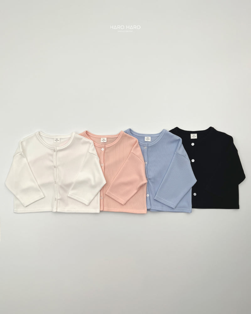 Haro Haro - Korean Children Fashion - #stylishchildhood - Bubble Loose Fit Cardigan - 5
