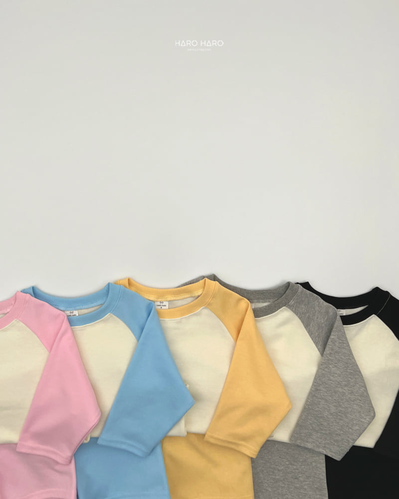 Haro Haro - Korean Children Fashion - #todddlerfashion - Soda Pop Raglan Top Bottom Set - 6